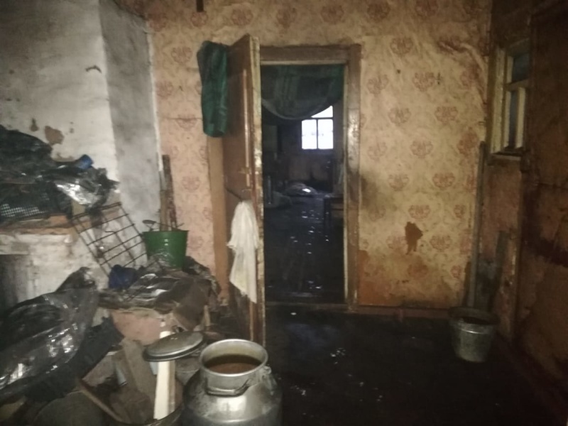 Пожар в доме унёс жизнь пожилой жительницы Архангельска